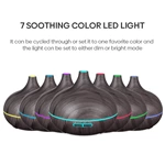 KC-D222 Onion Wood Grain Aromatherapy Diffuser (24V Adapter Version)