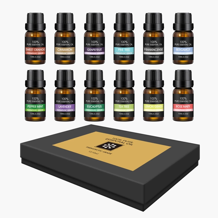 10ml ピュアエッセンシャルオイル 12本セット（商品番号：EO12）