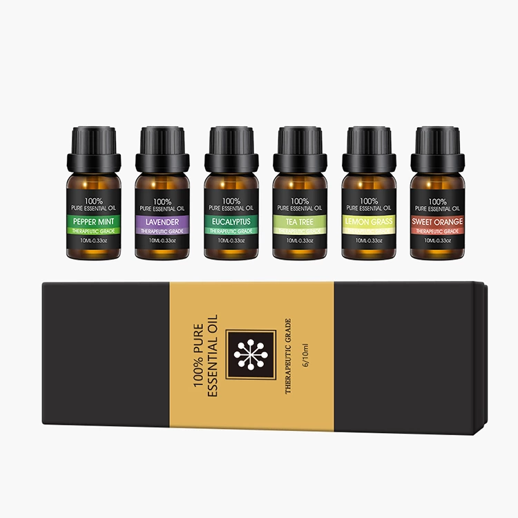 ピュアエッセンシャルオイル 10ml 6本セット（商品番号：EO06）