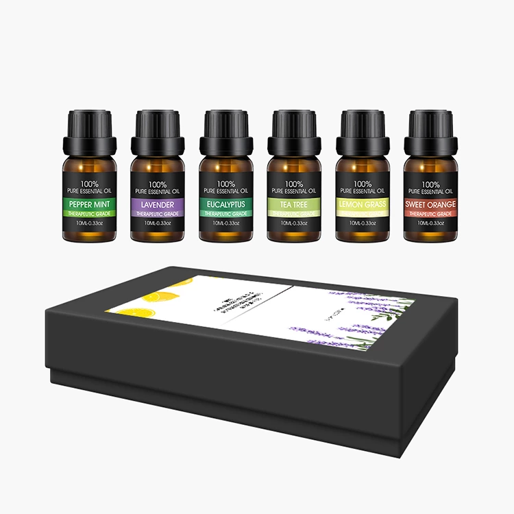 TOP 6 10ml Pure Essential Oil Set NO.:EO05