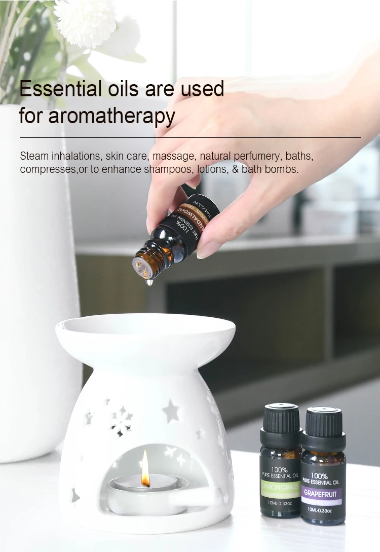 TOP 6 10ml Pure Essential Oil Set NO.:EO05