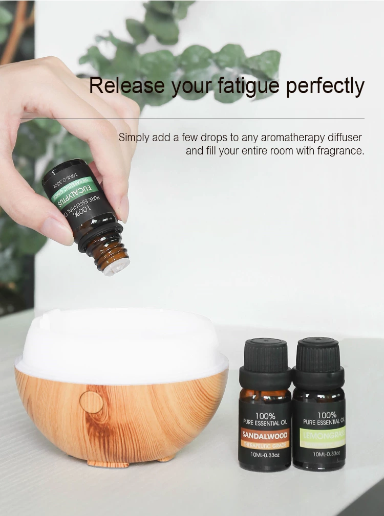 TOP 6 10ml Pure Essential Oil Set NO.:EO05