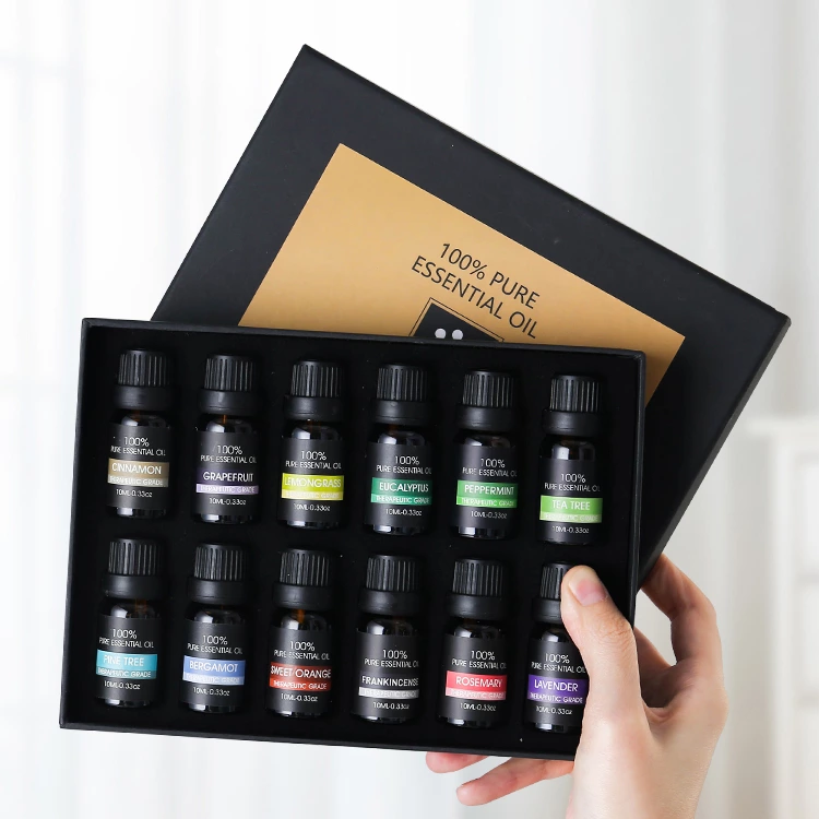 10ml ピュアエッセンシャルオイル 12本セット（商品番号：EO12）