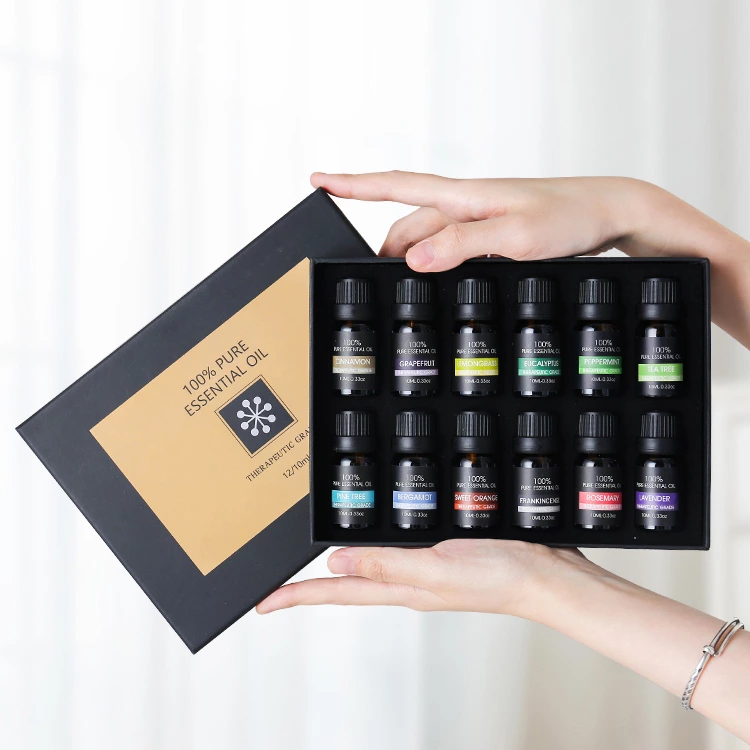 10ml ピュアエッセンシャルオイル 12本セット（商品番号：EO12）