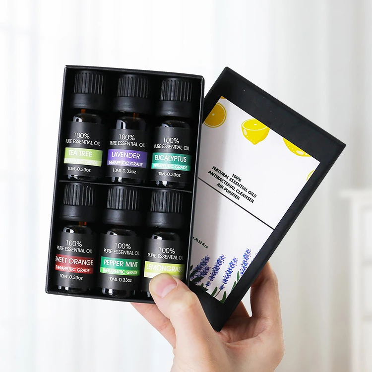 TOP 6 10ml Pure Essential Oil Set NO.:EO05