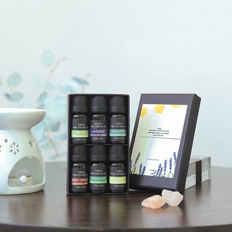 TOP 6 10ml Pure Essential Oil Set NO.:EO05