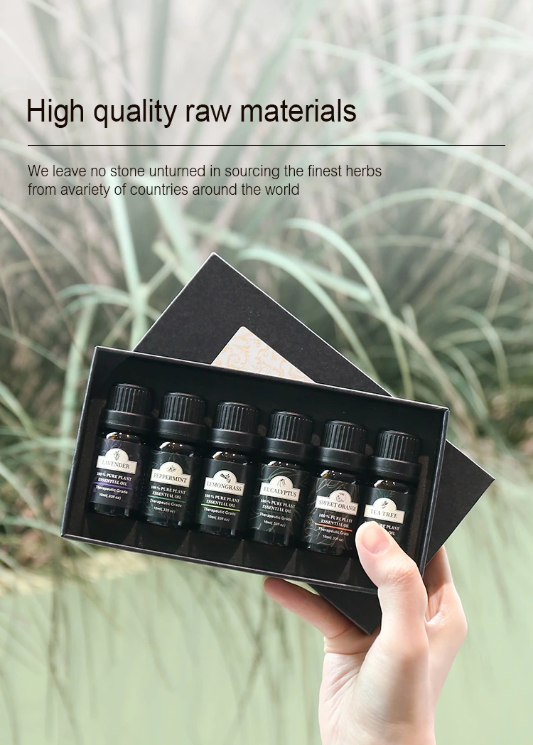 ピュアエッセンシャルオイル（10ml）トップ6　商品番号：EOS006