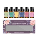 人気トップ6 10ml ブレンドエッセンシャルオイルセット（商品番号：KEO006）