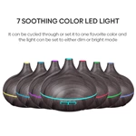 KC-D222 Onion Wood Grain Aromatherapy Diffuser (24V Adapter Version)
