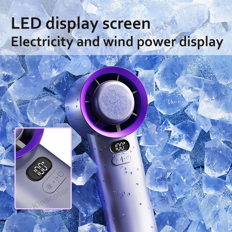 Stay Cool Anywhere with This Handheld Fan: Intense Cooling, Customizable Breeze & Long - Lasting Power