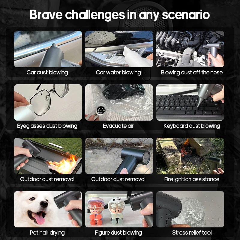 High-speed cyclone fan: redefining the versatility and powerful performance of portable fans