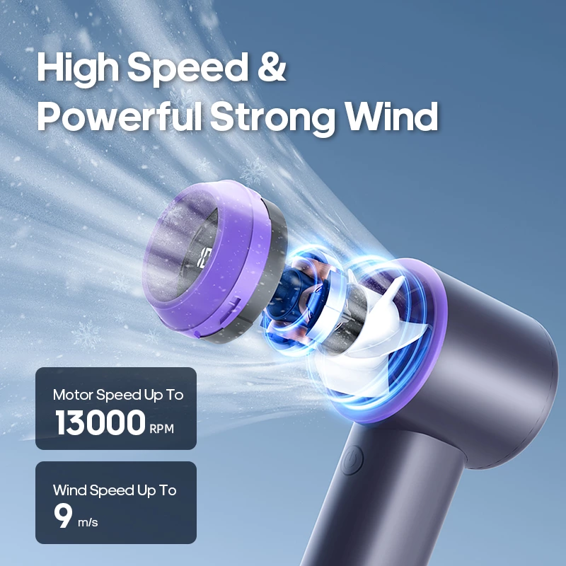 New experience of intelligent temperature control: This high-speed handheld fan brings summer coolness within reach