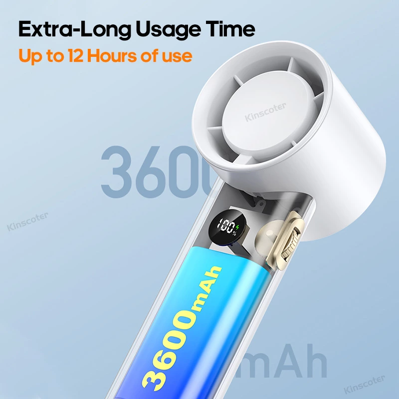 A new portable and cool experience: a 100-speed handheld fan makes summer comfortable