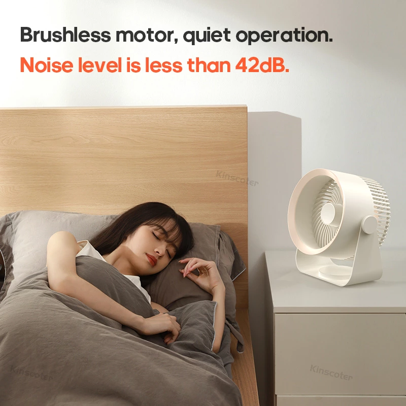 Versatile Cooling Fan: Works as Desktop or Wall Fan with Long Battery Life