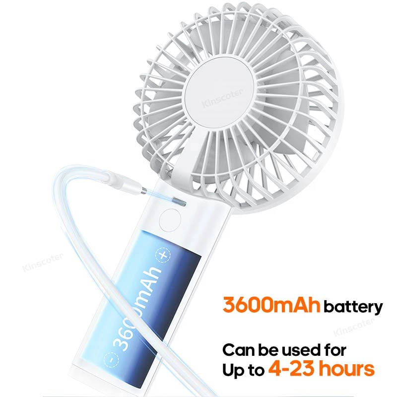 A handheld fan every student can't put down, with 23 hours of battery life and a nightlight, perfect for use from the library to the dorm.