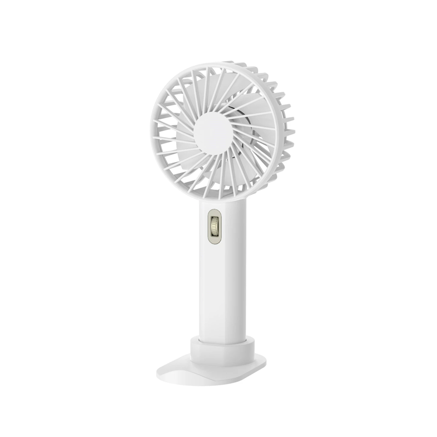 KC-F238 ローラー100段階無段階風量調整ハンディファン（スマホスタンド付属・1800mAh）