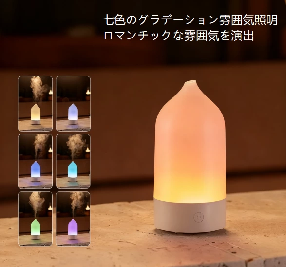 ミニマル美学と実用性が共存！719 花瓶型アロマディフューザー、生活のあらゆる場面を風景にする