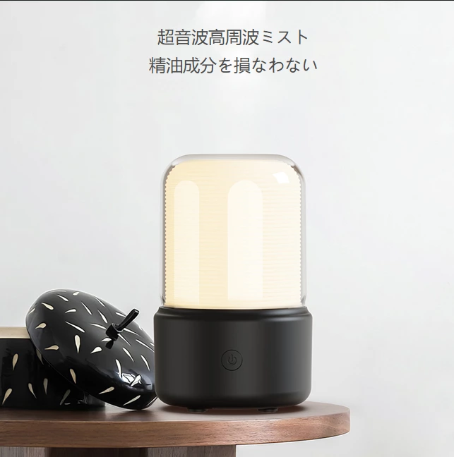 レトロヒーリング両立！レトロランプアロマディフューザー、デスクトップ＆寝室のノスタルジック雰囲気担当