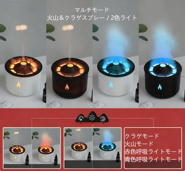 海底ヒーリング感が登場!クリエイティブクラゲスモークリングアロマディフューザー、趣味と質感の両立