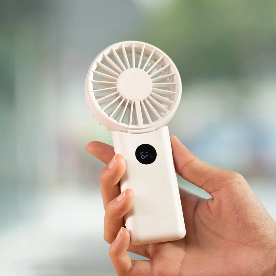 3-in-1 折りたたみ式ミニファン | 180°折りたたみ技術、手のひらサイズ、あらゆるシーンで涼しい風を